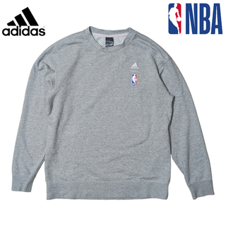 Originals（adidas） - ADIDAS NBA グレー 刺繍ロゴ スウェットトレーナー