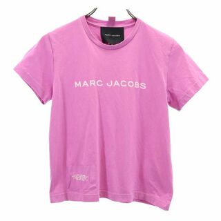 マークジェイコブス(MARC JACOBS)のマークジェイコブス ロゴプリント 半袖 Tシャツ S パープル系 MARC JACOBS レディース(Tシャツ(半袖/袖なし))
