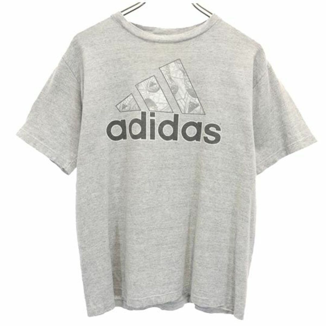 adidas - アディダス 90s USA製 オールド ロゴプリント 半袖 T adidas - アディダス 90s USA製 オールド ロゴプリント 半袖 T