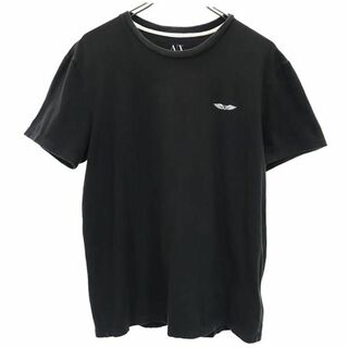 アルマーニエクスチェンジ(ARMANI EXCHANGE)のアルマーニエクスチェンジ 半袖 Tシャツ M 黒 ARMANI EXCHANGE メンズ(Tシャツ/カットソー(半袖/袖なし))