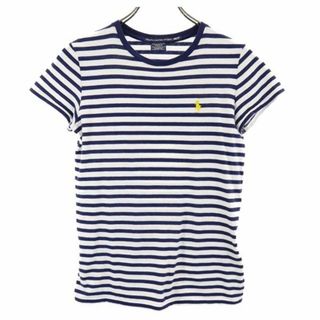 ラルフローレン(Ralph Lauren)のラルフローレンスポーツ ボーダー 半袖 Tシャツ XS ホワイト系 RALPH LAUREN SPORTS レディース(Tシャツ(半袖/袖なし))