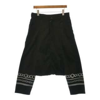 ブラックコムデギャルソン(BLACK COMME des GARCONS)のBLACK COMME des GARCONS クロップドパンツ S 黒 【古着】【中古】(クロップドパンツ)