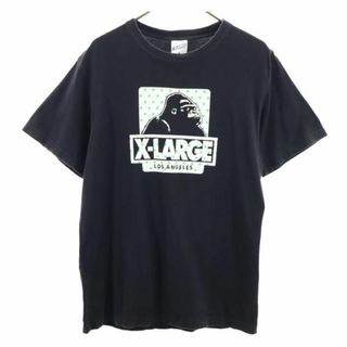 XLARGE - エクストララージ ロゴプリント 半袖 Tシャツ M 黒 XLARGE メンズ