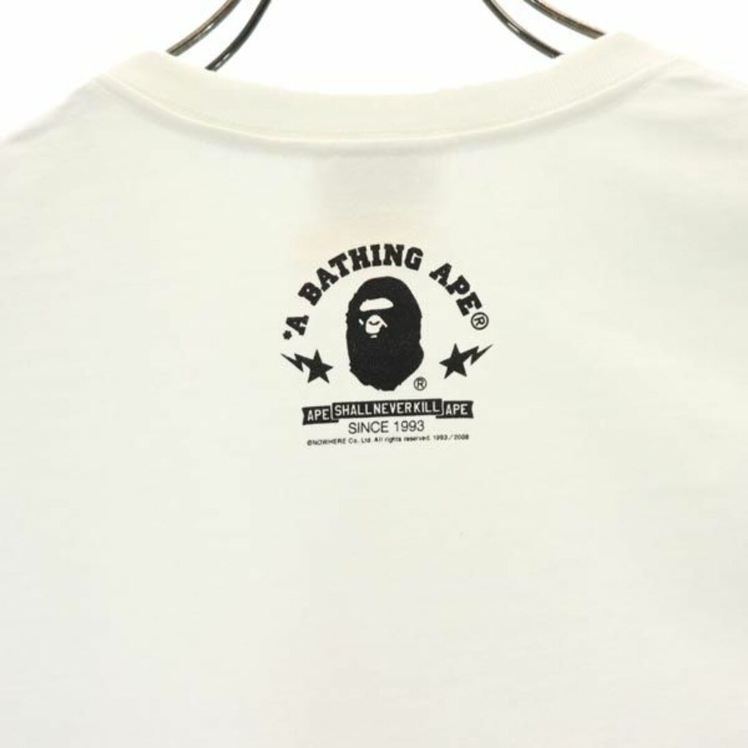 A BATHING APE - アベイシングエイプ 日本製 ロゴプリント 半袖 A BATHING APE - アベイシングエイプ 日本製 ロゴプリント 半袖