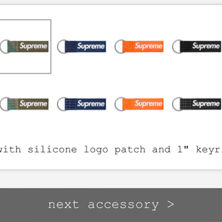 シュプリーム(Supreme)のシュプリーム　ripstop Keychain 三色セット(キーホルダー)