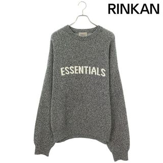 フィアオブゴッド(FEAR OF GOD)のフォグ  ESSENTIALS KNIT SWEATER ロゴクルーネックニット メンズ XL(ニット/セーター)