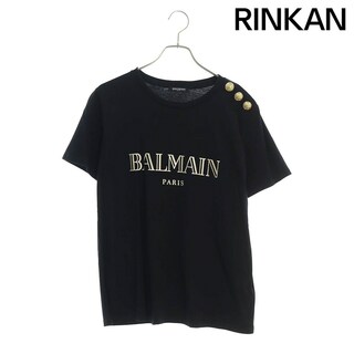 バルマン(BALMAIN)のバルマン  148120 3261 ショルダーロゴボタンTシャツ メンズ 38(Tシャツ/カットソー(半袖/袖なし))