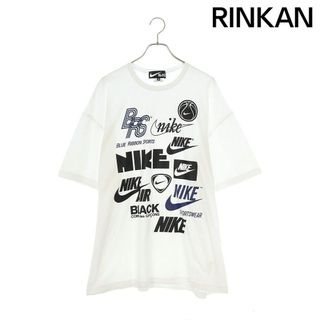 ブラックコムデギャルソン(BLACK COMME des GARCONS)のブラックコムデギャルソン ×ナイキ NIKE  1M-T103 AD2023フロントプリントTシャツ メンズ M(Tシャツ/カットソー(半袖/袖なし))