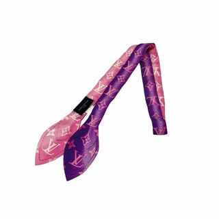 ルイヴィトン(LOUIS VUITTON)の⭐️美品⭐️ ルイヴィトン バンドー 3D モノグラム パープル スカーフ(バンダナ/スカーフ)