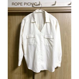 ロペピクニック(Rope' Picnic)のROPE  PICNIC ロペピクニック 長袖シャツ アイボリー(シャツ/ブラウス(長袖/七分))