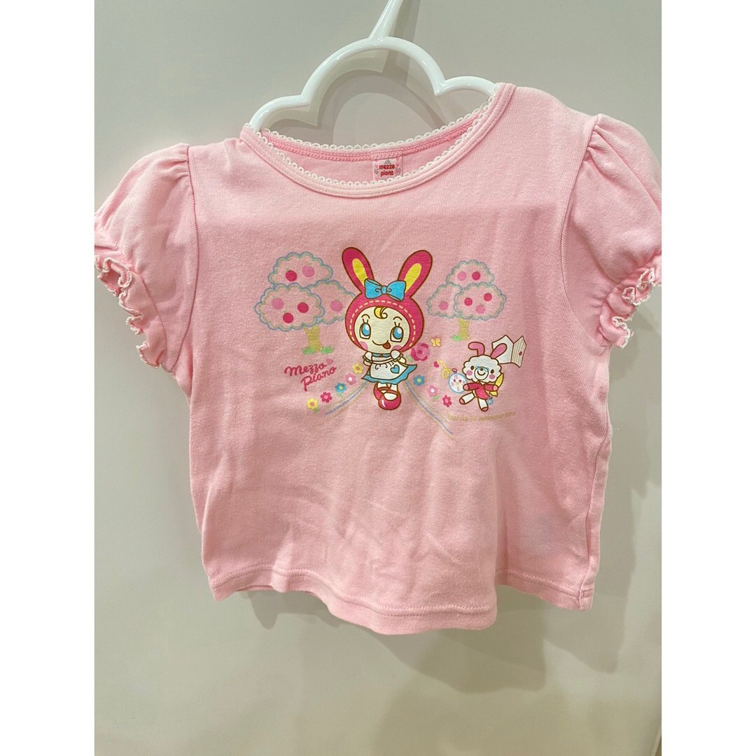 mezzo piano - メゾピアノ 半袖 Tシャツ レトロ 平成 100 ベリエ mezzo piano - メゾピアノ 半袖 Tシャツ レトロ 平成 100 ベリエ