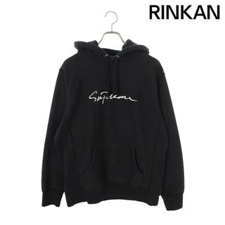 シュプリーム(Supreme)のシュプリーム  18AW  Classic Script Hooded Sweatshirt クラシックスクリプトロゴプルオーバーパーカー メンズ M(パーカー)