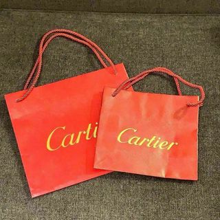 Cartier - 美品 Cartier カルティエ ショッパー 袋 まとめ売り 2枚