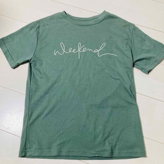グレイル(GRL)のTシャツ　半袖　ロゴ　グリーン(Tシャツ(半袖/袖なし))