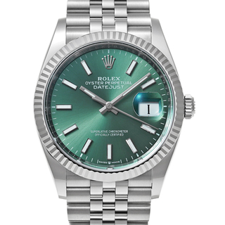 ロレックス(ROLEX)のロレックス デイトジャスト Ref.126234 ミントグリーン 未使用品 メンズ 腕時計(腕時計(アナログ))