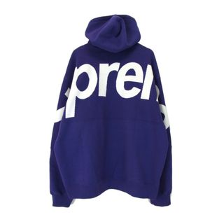 シュプリーム(Supreme)のシュプリーム Supreme ■ 23AW 【 Big Logo Jacquard Hooded Sweatshirt 】 ビッグ ロゴ ジャガード フーディー スウェットシャツ パーカー w19363(パーカー)