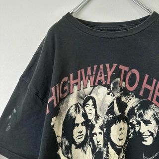 ビンテージ　古着　ロック　バンド　AC/DC メンズ　半袖tシャツ　黒(Tシャツ/カットソー(半袖/袖なし))