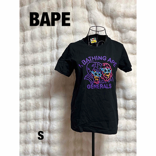 アベイシングエイプ(A BATHING APE)のA BATHING APE  BAPE ネオンティシャツ(Tシャツ(半袖/袖なし))