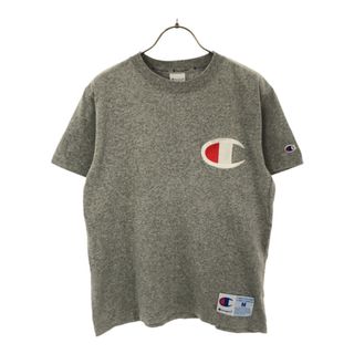 チャンピオン(Champion)のチャンピオン ビッグロゴ刺繍 半袖 Tシャツ M グレー Champion レディース(Tシャツ(半袖/袖なし))