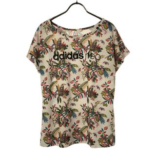 アディダスネオ 花柄 半袖 Tシャツ OT ホワイト系 adidas NEO レディース(Tシャツ(半袖/袖なし))