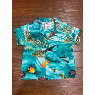 【made in hawaii】キッズ　アロハシャツ　サイズ90(ブラウス)