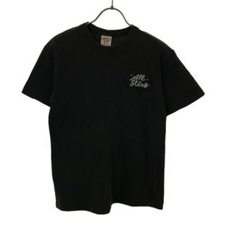 クロスアンドステッチ バックプリント 半袖 Tシャツ S ダークグレー CROSS&STITCH メンズ(Tシャツ/カットソー(半袖/袖なし))