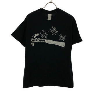 ギルタン(GILDAN)のギルダン プリント 半袖 Tシャツ M ブラック GILDAN メンズ(Tシャツ/カットソー(半袖/袖なし))