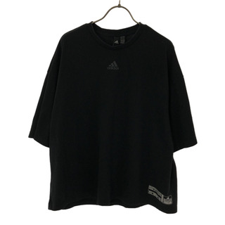 アディダス(adidas)のアディダス バックプリント 半袖 Tシャツ O ブラック adidas メンズ(Tシャツ/カットソー(半袖/袖なし))