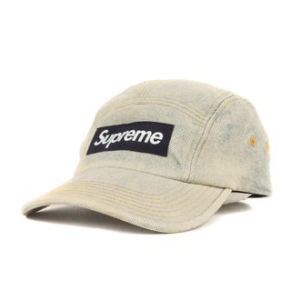 シュプリーム(Supreme)のSupreme シュプリーム キャップ 23SS ダーティー インディゴ デニム ボックスロゴ キャンプキャップ Denim Camp Cap ダーティーインディゴ 帽子 バックベルト【メンズ】【中古】(キャップ)