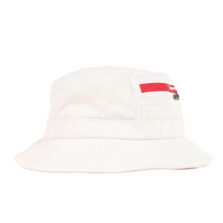 シュプリーム(Supreme)のSupreme シュプリーム ハット サイズ:M/L 22SS ジップポケット付き クラッシャー ハット Zip Pocket Crusher ホワイト 白 帽子【メンズ】【中古】(ハット)