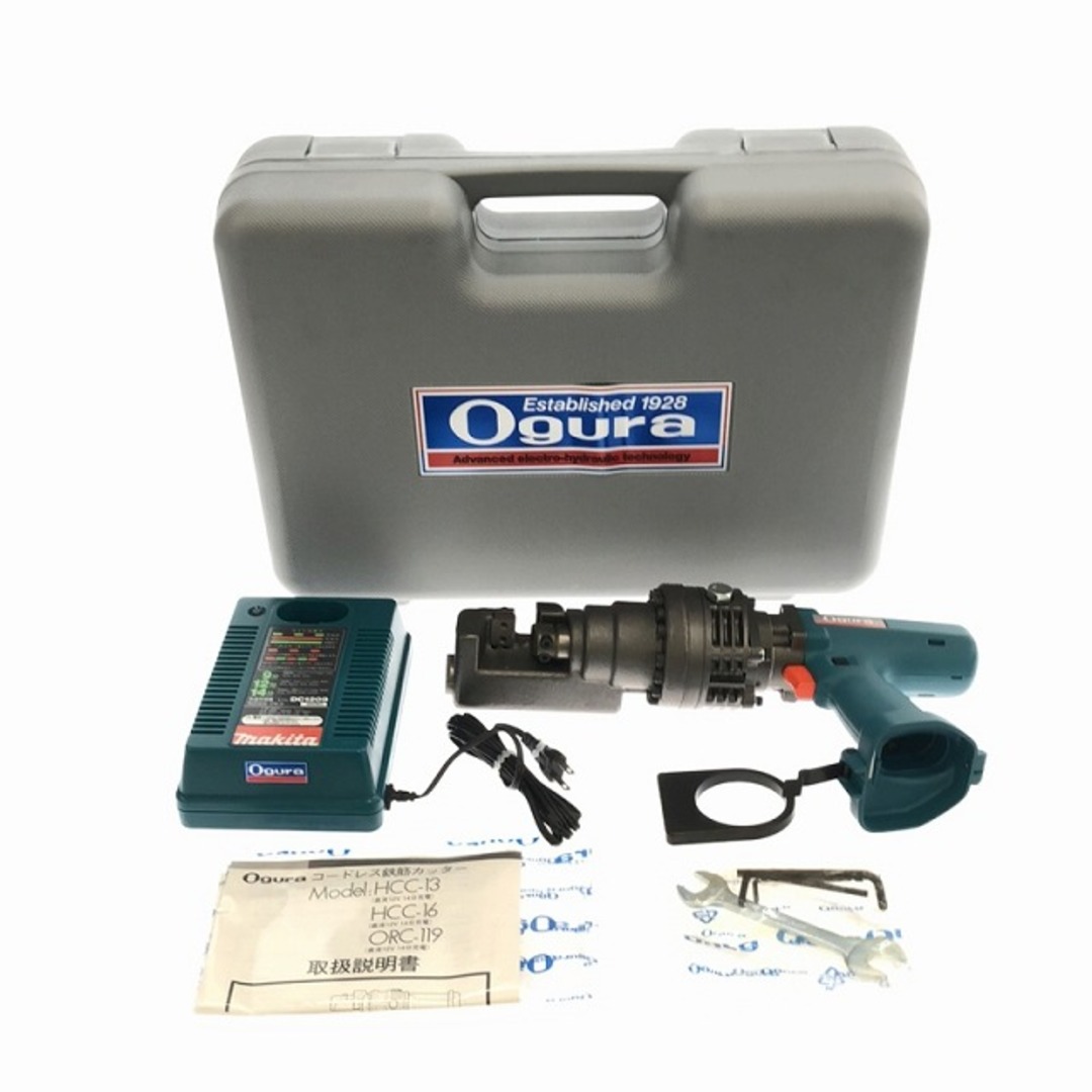 ☆美品☆Ogura オグラ コードレス 12V 充電式 鉄筋カッター HCC ☆美品☆Ogura オグラ コードレス 12V 充電式 鉄筋カッター HCC