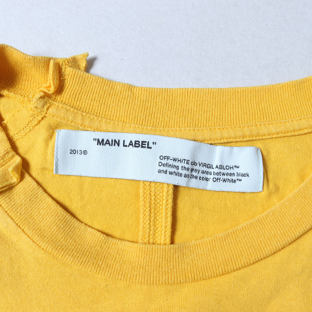 Off-White - OFF-WHITE オフホワイト Tシャツ サイズ:M 19AW Off-White - OFF-WHITE オフホワイト Tシャツ サイズ:M 19AW