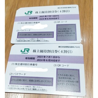 ジェイアール(JR)の2枚と割引券セット JR 東日本 株主優待(その他)