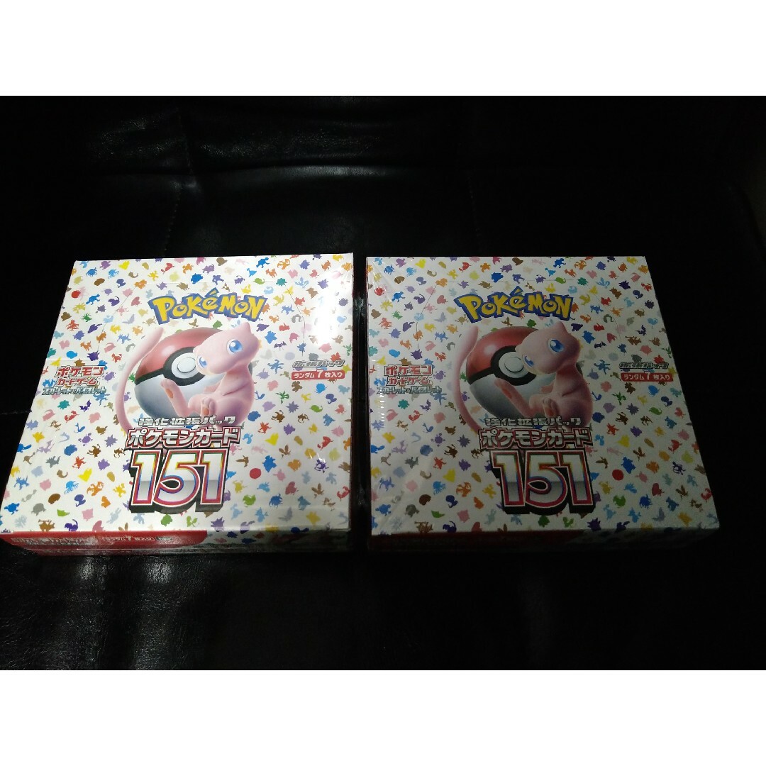 ポケモンカード 151 シュリンク付 未開封 2box ポケモンカード 151 シュリンク付 未開封 2box