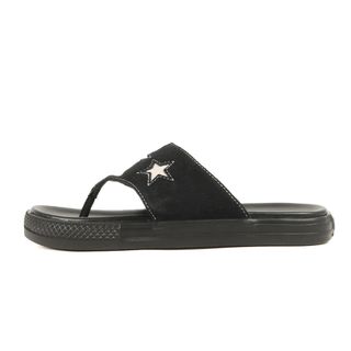 コンバース(CONVERSE)の新品 CONVERSE コンバース サイズ:27.0cm 20SS スター スウェード ストラップ トング サンダル CV SANDAL THONG ブラック 黒 US8.5 シューズ 靴【メンズ】(サンダル)