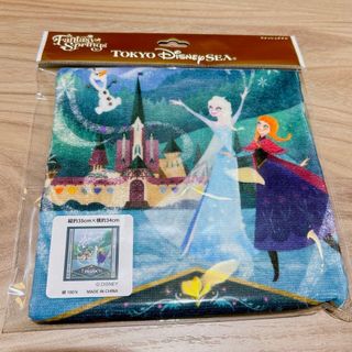 ディズニー(Disney)のディズニー　ファンタジースプリングス　アナと雪の女王　ウォッシュタオル(キャラクターグッズ)