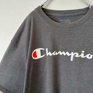 Champion - champion チャンピオBIGプリントロゴ　メンズ　半袖tシャツ　Lサイズ