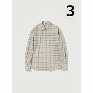 オーラリー(AURALEE)の未使用 24SS SUPER LIGHT WOOL CHECK SHIRT 3(シャツ)