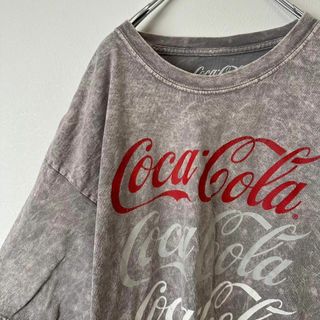 コカコーラ(コカ・コーラ)のビンテージ　古着　コカコーラ　タイダイ染　メンズ　半袖tシャツ　XLサイズ(Tシャツ/カットソー(半袖/袖なし))