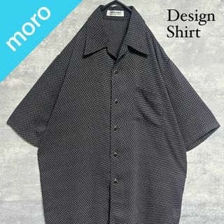 ヴィンテージ(VINTAGE)のNo.1646 VINTAGE ヴィンテージ 古着 総柄シャツ 半袖 ゆるだぼ(Tシャツ/カットソー(半袖/袖なし))