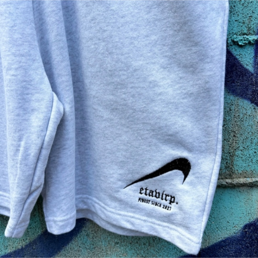 L Reverse Etavirp Sweat Shorts Ash Black L Reverse Etavirp Sweat Shorts Ash Black