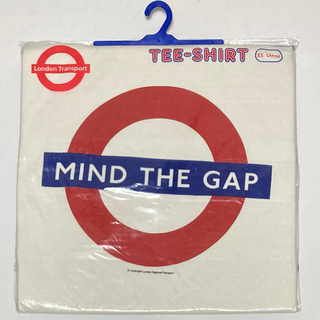 アートヴィンテージ(ART VINTAGE)の90s MIND THE GAP Tシャツ デッドストック ロンドン 地下鉄(Tシャツ/カットソー(半袖/袖なし))