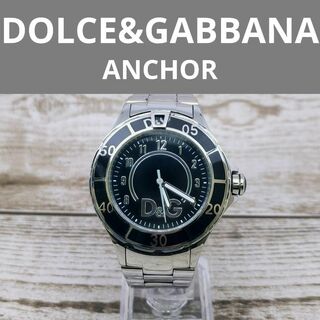 DOLCE&GABBANA - 動作品　ドルチェ＆ガッバーナ　シルバー　腕時計　ステンレス　D&G　定価11万円