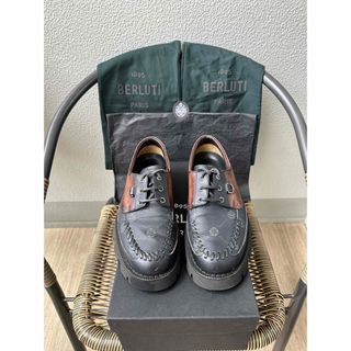 ベルルッティ(Berluti)の特注55万 ベルルッティ ツイスト シグネチャーキャンバス ダービーシューズ(ブーツ)