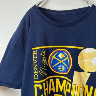 メンズ　古着　NBA champions バスケ　メンズ半袖　Tシャツ(Tシャツ/カットソー(半袖/袖なし))