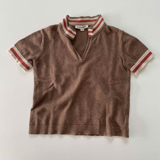 Caramel baby&child  - キャラメル　半袖　Tシャツ　トップス　ポロシャツ　ニット　サマーニット