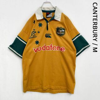 カンタベリー(CANTERBURY)の激レア　カンタベリー　オーストラリア代表　ワラビーズ　ラガーシャツ　ゲームシャツ(ポロシャツ)
