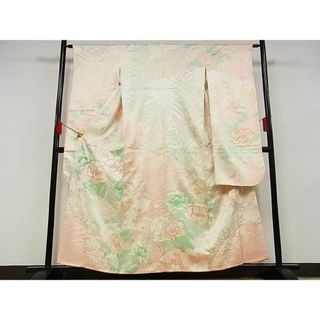 平和屋-こころ店■豪華振袖　駒刺繍　草花文　金彩　正絹　逸品　AAAE3614Bzg(振袖)