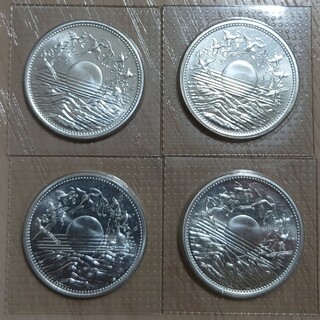 1万円銀貨 記念硬貨 4枚セット ⑦