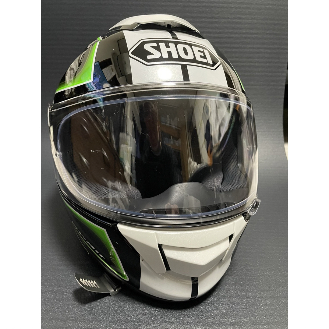SHOEI - shoei ショウエイ GT-Air ヘルメット Lサイズグリーンの SHOEI - shoei ショウエイ GT-Air ヘルメット Lサイズグリーンの